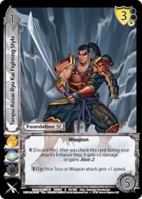 Tenpu-Kosai-Ryu Kai Fighting Style - SoulCalibur VI - UniVersus card