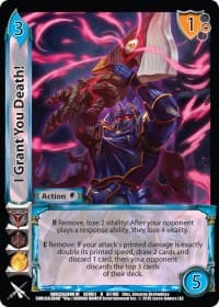 I Grant You Death! - SoulCalibur VI - UniVersus card