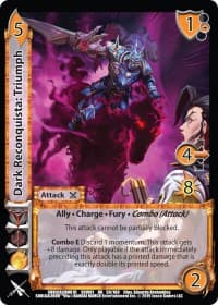 Dark Reconquista: Triumph - SoulCalibur VI - UniVersus card