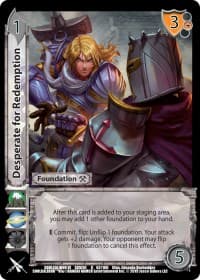 Desperate for Redemption - SoulCalibur VI - UniVersus card