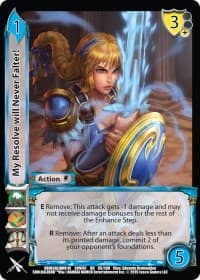 My Resolve Will Never Falter! - SoulCalibur VI - UniVersus card