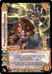 Providential Thunder - SoulCalibur VI - UniVersus card