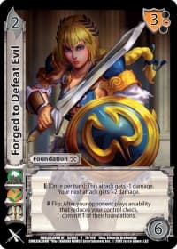 Forged to Defeat Evil - SoulCalibur VI - UniVersus card