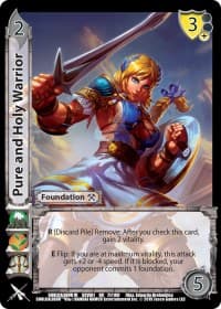 Pure and Holy Warrior - SoulCalibur VI - UniVersus card
