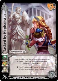 Tasked by Hephaestus - SoulCalibur VI - UniVersus card