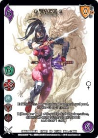 Taki - SoulCalibur VI - UniVersus card
