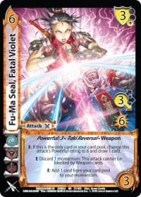 Fu-Ma Seal, Fatal Violet - SoulCalibur VI - UniVersus card