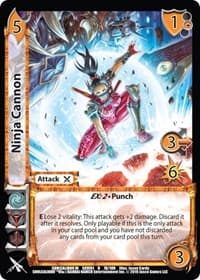 Ninja Cannon - SoulCalibur VI - UniVersus card