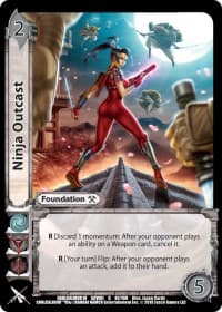 Ninja Outcast - SoulCalibur VI - UniVersus card