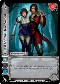 Quest for the Hero Sword - SoulCalibur VI - UniVersus card