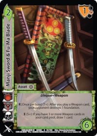 Manji Sword & Fu-Ma Blade - SoulCalibur VI - UniVersus card