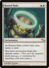 Runed Halo - Shadowmoor - Magic: The Gathering card