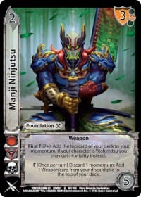 Manji Ninjtsu - SoulCalibur VI - UniVersus card