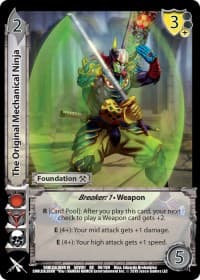 The Original Mechanical Ninja - SoulCalibur VI - UniVersus card