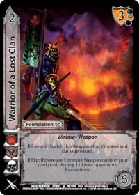Warrior of a Lost Clan - SoulCalibur VI - UniVersus card