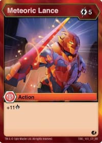 Meteoric Lance - Battle Brawlers - Bakugan TCG card