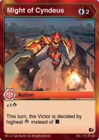 Might of Cyndeus - Battle Brawlers - Bakugan TCG card