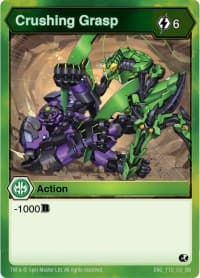 Crushing Grasp - Battle Brawlers - Bakugan TCG card