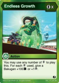Endless Growth - Battle Brawlers - Bakugan TCG card