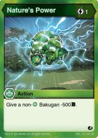 Nature's Power - Battle Brawlers - Bakugan TCG card