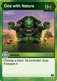 One with Nature - Battle Brawlers - Bakugan TCG card