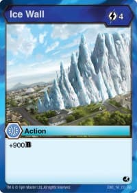 Ice Wall - Battle Brawlers - Bakugan TCG card