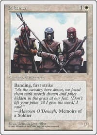 Pikemen - Fourth Edition - Magic: The Gathering card
