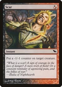 Scar - Shadowmoor - Magic: The Gathering card