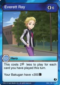Everett Ray - Battle Brawlers - Bakugan TCG card