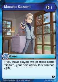 Masato Kazami - Battle Brawlers - Bakugan TCG card