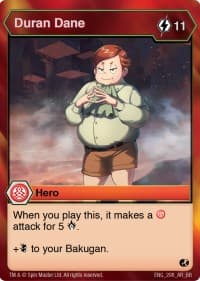 Duran Dane - Battle Brawlers - Bakugan TCG card
