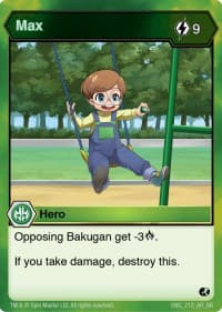 Max - Battle Brawlers - Bakugan TCG card