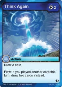Think Again - Battle Brawlers - Bakugan TCG card