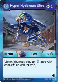 Hyper Hydorous Ultra - Battle Brawlers - Bakugan TCG card