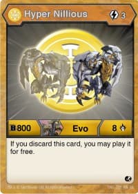 Hyper Nillious - Battle Brawlers - Bakugan TCG card