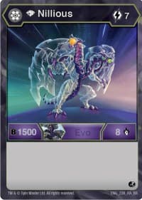 Diamond Nillious - Battle Brawlers - Bakugan TCG card