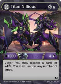 Titan Nillious - Battle Brawlers - Bakugan TCG card