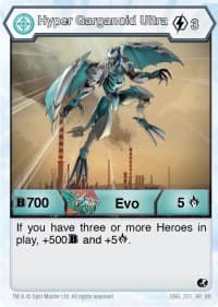 Hyper Garganoid Ultra (251) - Battle Brawlers - Bakugan TCG card