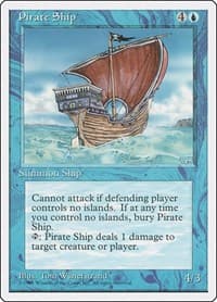 Pirate Ship - Fourth Edition - Magic: The Gathering card