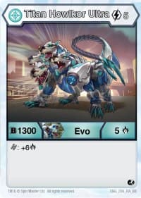 Titan Howlkor Ultra (256) - Battle Brawlers - Bakugan TCG card