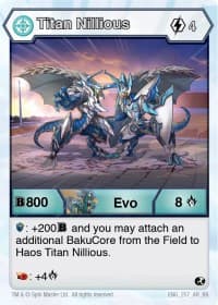 Titan Nillious - Battle Brawlers - Bakugan TCG card