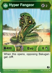 Hyper Fangzor (275) - Battle Brawlers - Bakugan TCG card