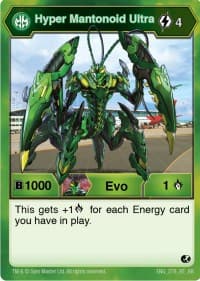 Hyper Mantonoid Ultra (278) - Battle Brawlers - Bakugan TCG card