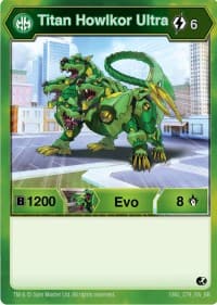 Titan Howlkor Ultra (279) - Battle Brawlers - Bakugan TCG card