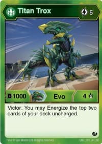 Titan Trox - Battle Brawlers - Bakugan TCG card