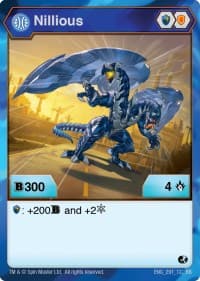 Nillious - Battle Brawlers - Bakugan TCG card
