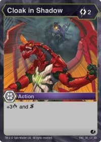 Cloak in Shadow - Battle Brawlers - Bakugan TCG card