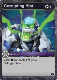 Corrupting Mist - Battle Brawlers - Bakugan TCG card