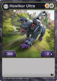 Howlkor Ultra (317) - Battle Brawlers - Bakugan TCG card