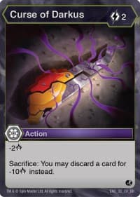 Curse of Darkus - Battle Brawlers - Bakugan TCG card